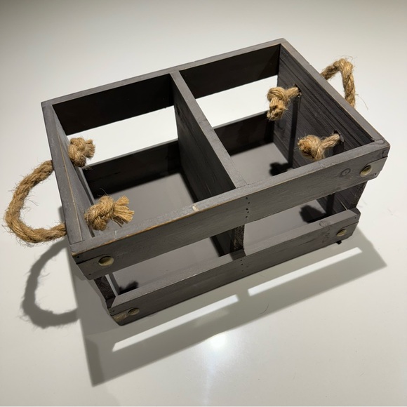 ๐๏ธ4 for 20$ / Rustic Wood Box / Grey - Picture 12 of 14